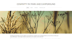 Desktop Screenshot of cowpattycampground.com